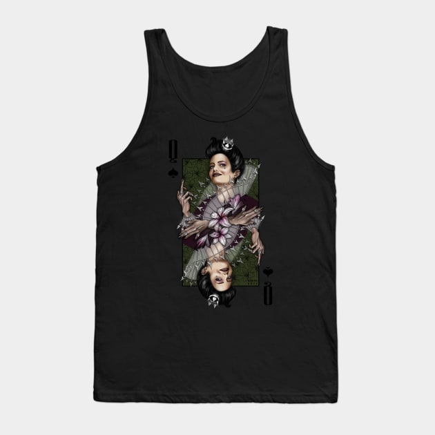 QUEEN OF SPADES♠ Tank Top by Carnival of Sadness